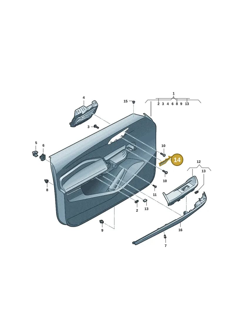 10E8684444PK — SEAT CUPRA Born (2021-) diagram 10s867000, position 14