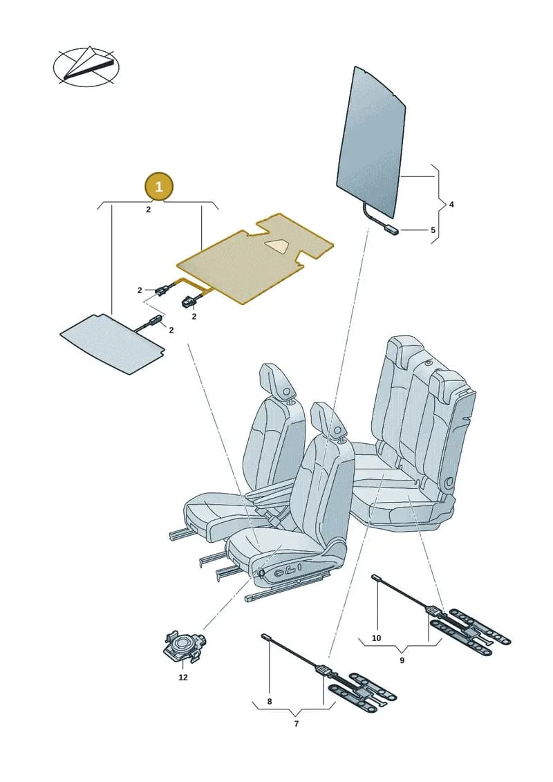10E963555 — Volkswagen ID.4 (2020-2025) diagram 11a963000, position 1