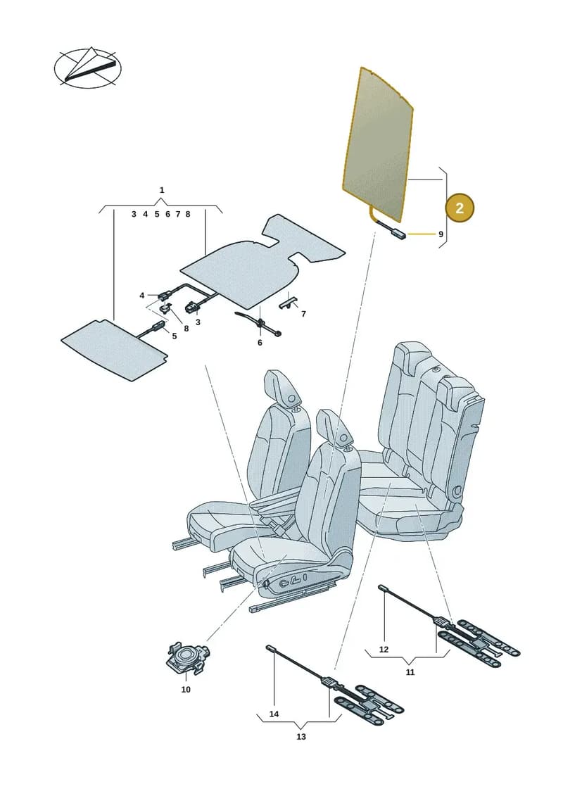 10E963557 — SEAT CUPRA Born (2021-) diagram 10a963000, position 2