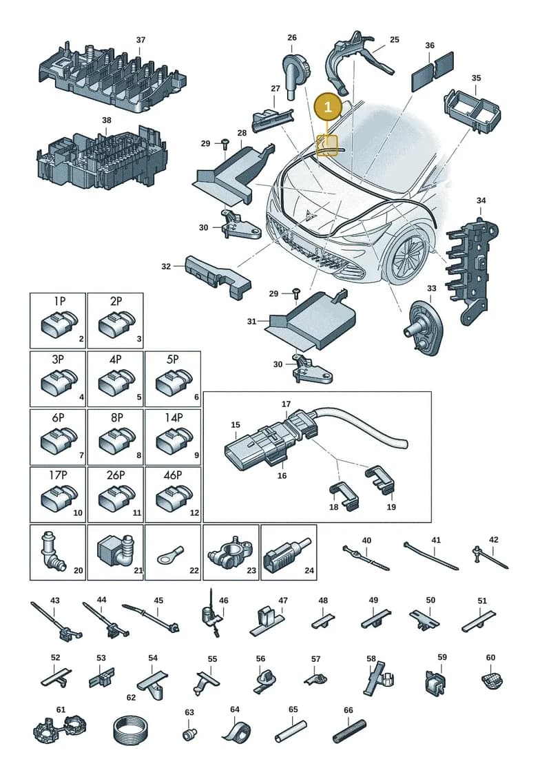 10E971420 — SEAT CUPRA Born (2021-) diagram 10s971080, position 1