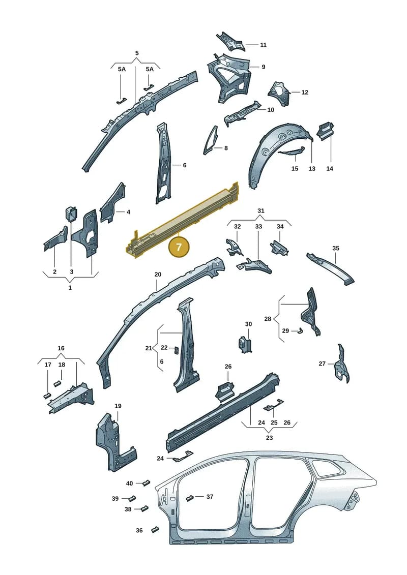 11A810327A — Skoda Enyaq (2020-2021) diagram 50a809000, position 7