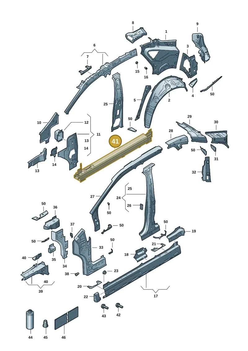 11A810327A — SEAT CUPRA Tavascan (2023-) diagram 20h809000, position 41