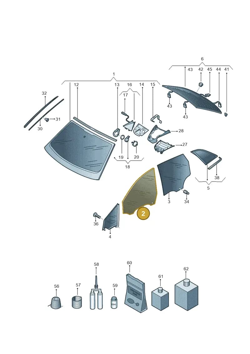 11A845022 — Audi Q4 Sportback (2021-2025) diagram 89a845000, position 2