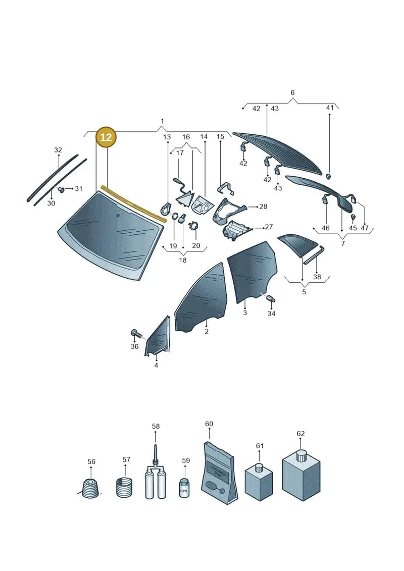 11A845132 — Audi Q4 Sportback (2021-2025) diagram 89a845100, position 12
