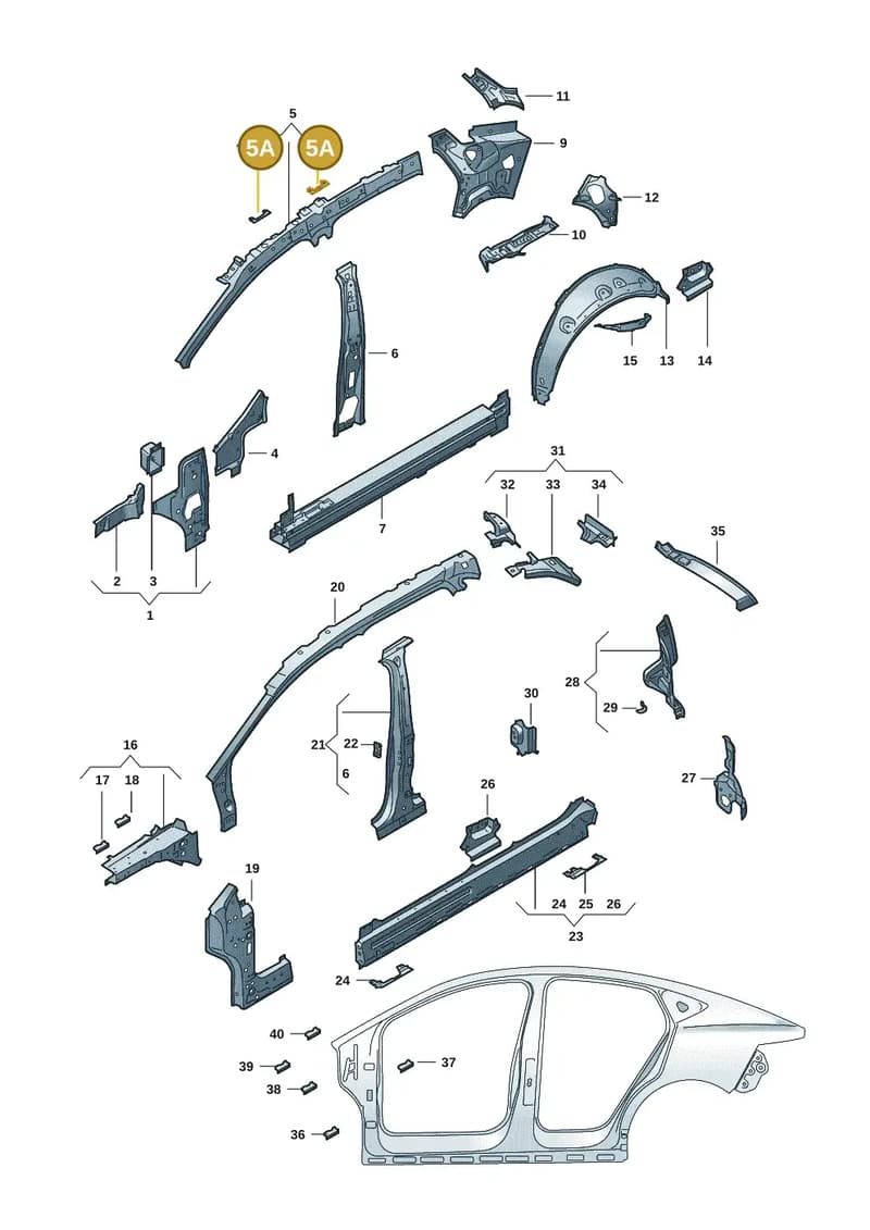 11A858687 — Skoda Enyaq (2020-2021) diagram 50a809010, position 5A