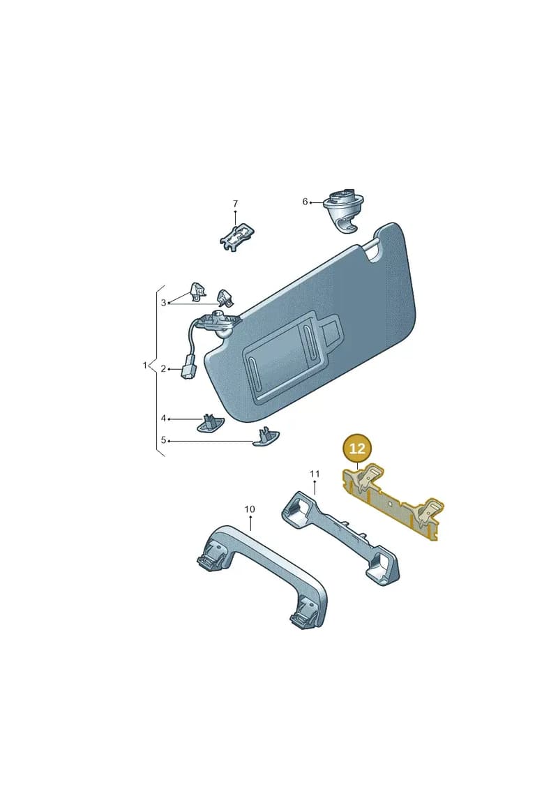 11A858687 — Audi Q4 Sportback (2021-2025) diagram 89a857500, position 12