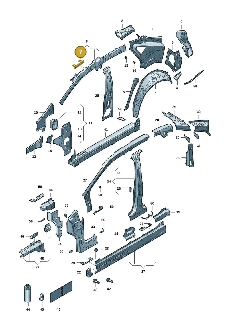 11A858687 — SEAT CUPRA Tavascan (2023-) diagram 20h809000, position 7