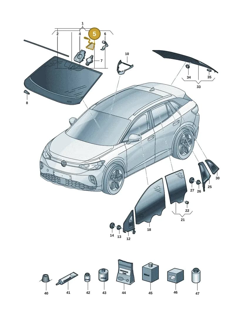 11A862505 — Volkswagen ID.4 (2020-2025) diagram 11a845000, position 5