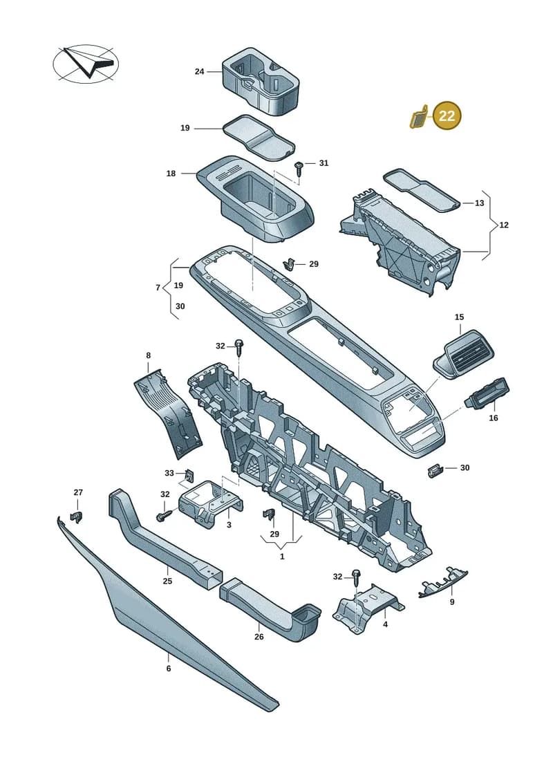 11A864241UZB — Volkswagen ID.4 (2020-2025) diagram 11a863050, position 22