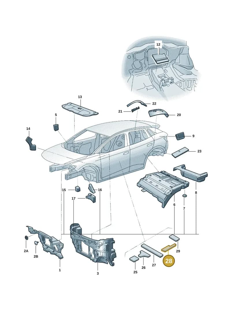11A868908 — Volkswagen ID.6 X (2021-) diagram 12d863020, position 28