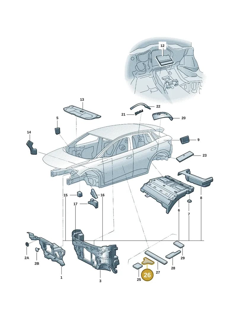11A868952 — Volkswagen ID.6 X (2021-) diagram 12d863020, position 26