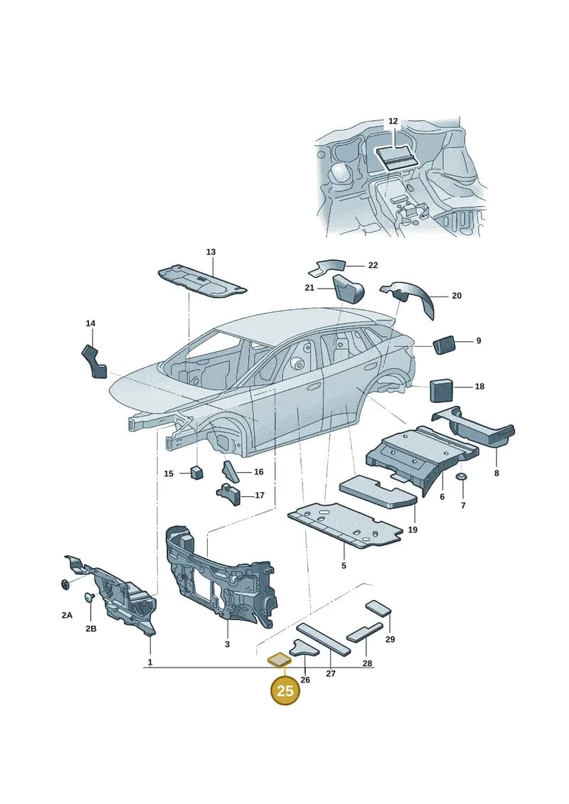 11A868956 — Volkswagen ID.4 X (2020-) diagram 11d863020, position 25