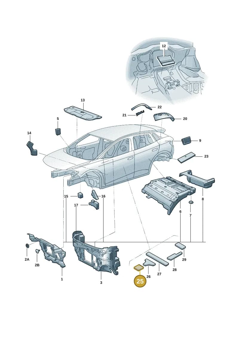11A868956 — Volkswagen ID.6 X (2021-) diagram 12d863020, position 25