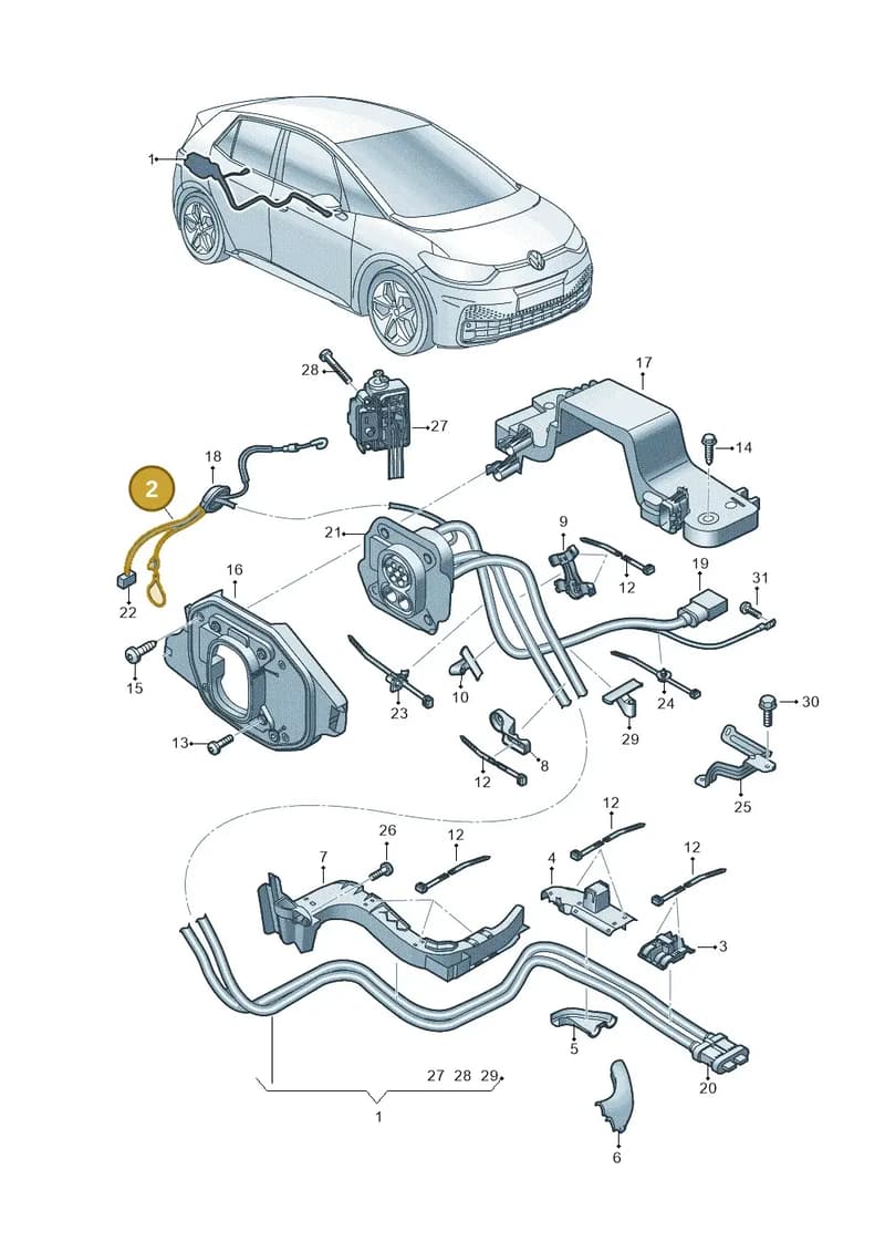 11A880805D — Skoda Enyaq (2020-2021) diagram 10a970005, position 2