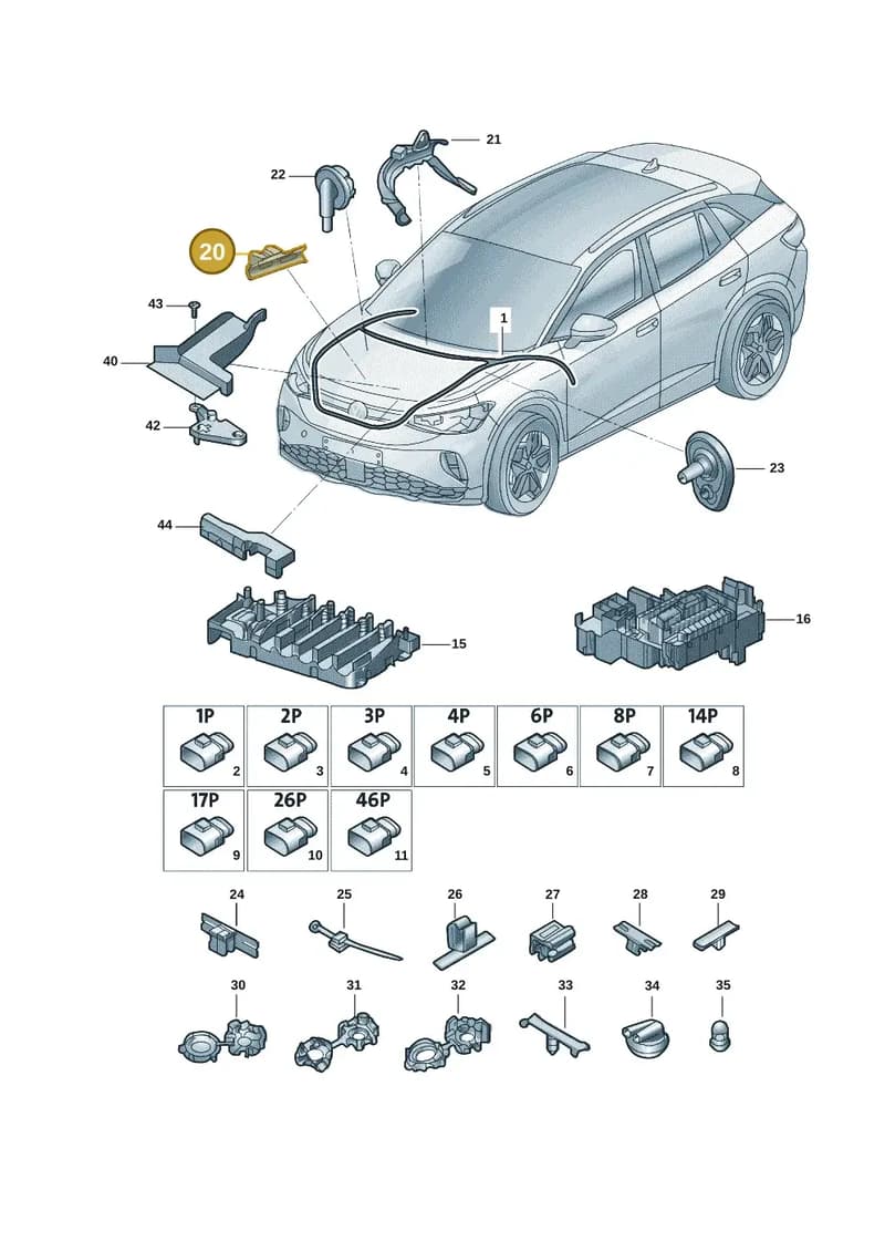 11A937545 — Volkswagen ID.6 X (2021-) diagram 12d971080, position 20