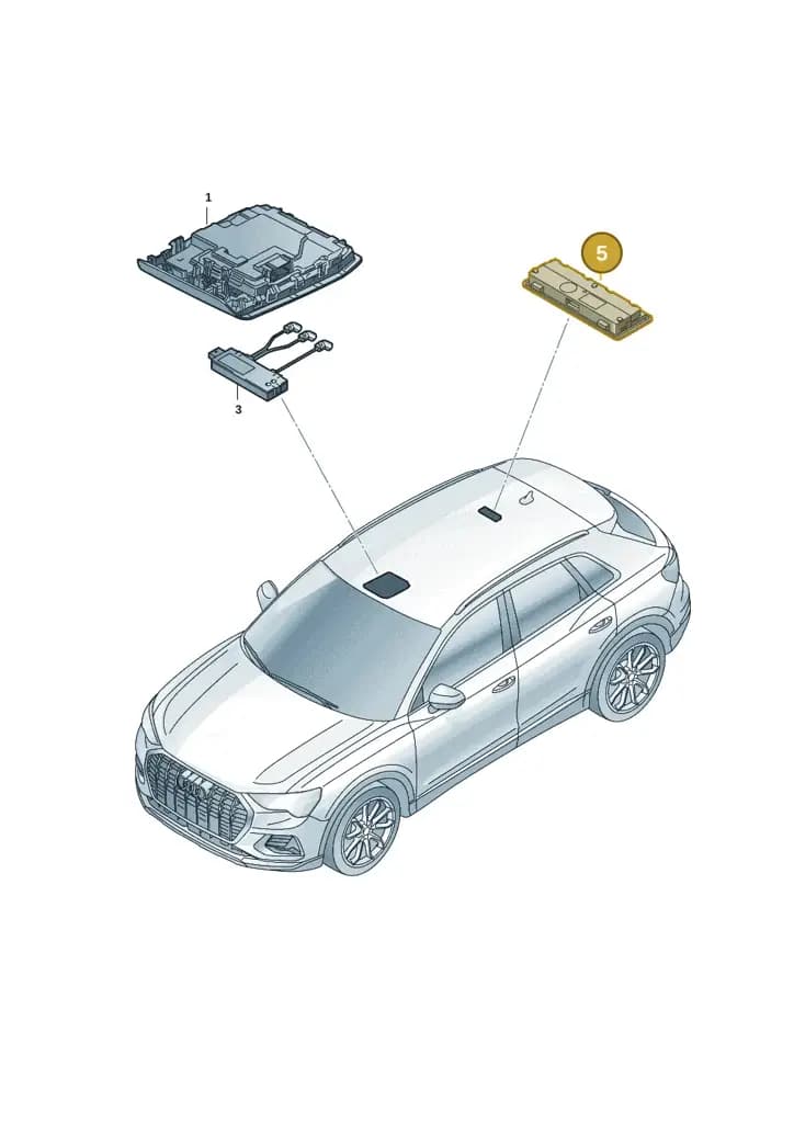 11A947290ADK1 — Audi Q4 Sportback (2021-2025) diagram 89a947000, position 5
