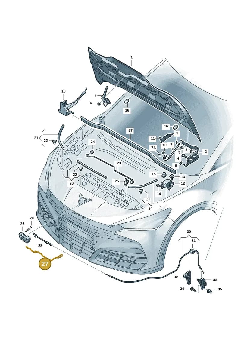 11A953236 — SEAT CUPRA Tavascan (2023-) diagram 20h823000, position 27
