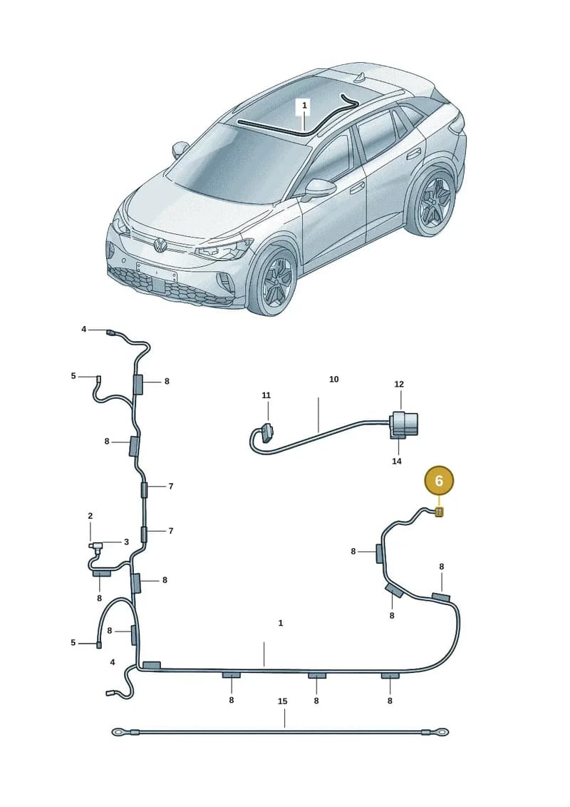 11A959845A — Volkswagen ID.6 X (2021-) diagram 12d972030, position 6