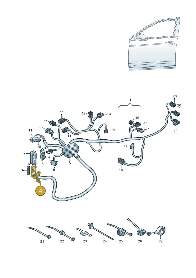 11A959845A — SEAT CUPRA Tavascan (2023-) diagram 20h972033, position 4