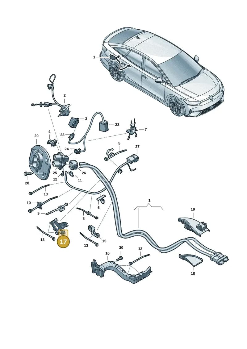 11A971615C — SEAT CUPRA Tavascan (2023-) diagram 14b970150, position 17