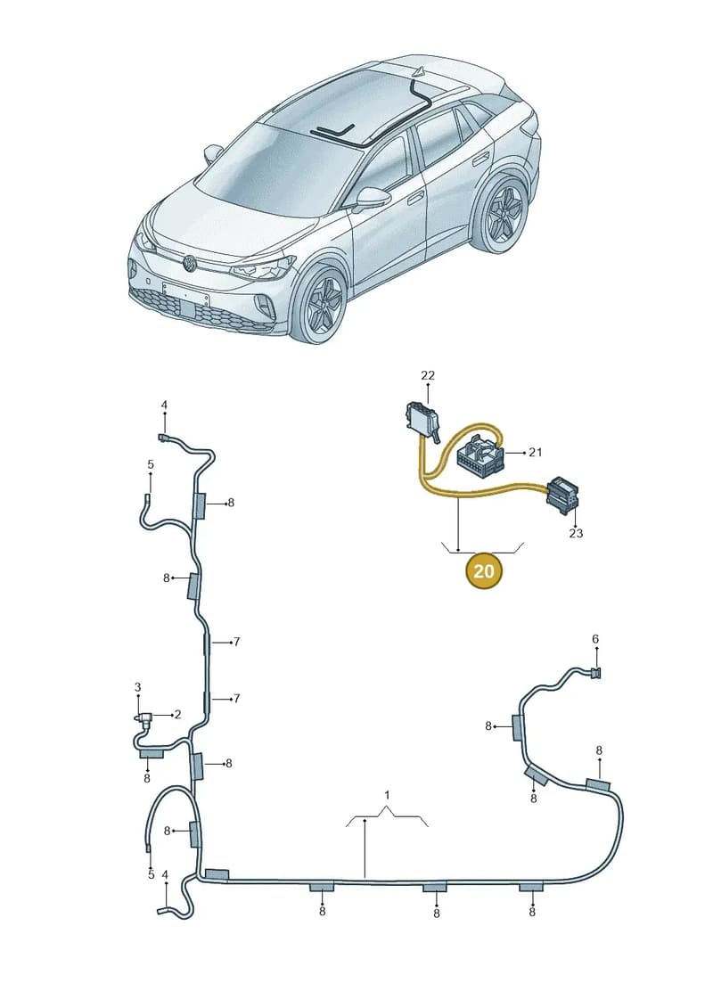 11A971648C — Volkswagen ID.4 (2020-2025) diagram 11a972030, position 20