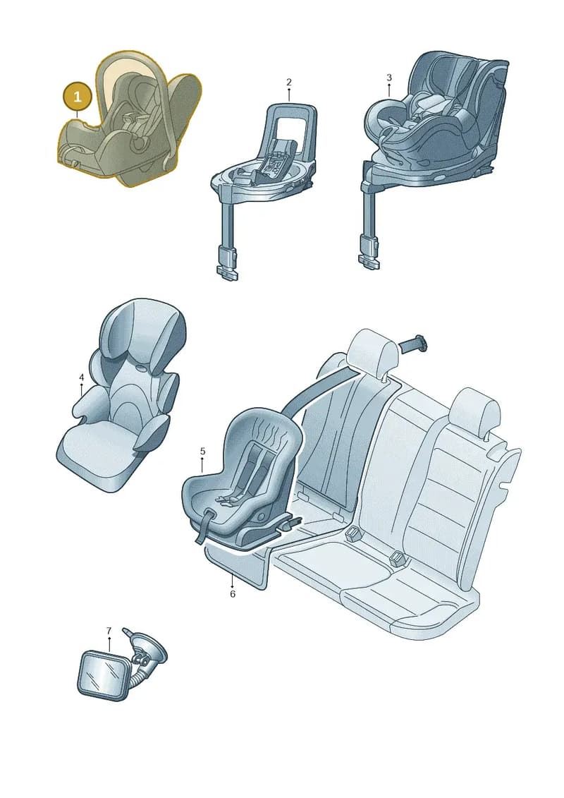 11G019900 — Volkswagen Passat Estate (2023-2025) diagram 2f0019010, position 1