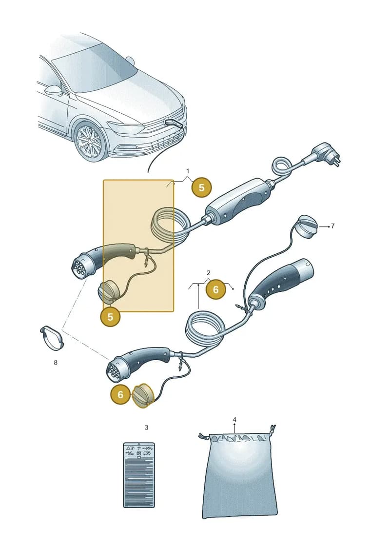 12E998393 — Skoda Superb Combi (2015-2024) diagram 793970001, position 5+6