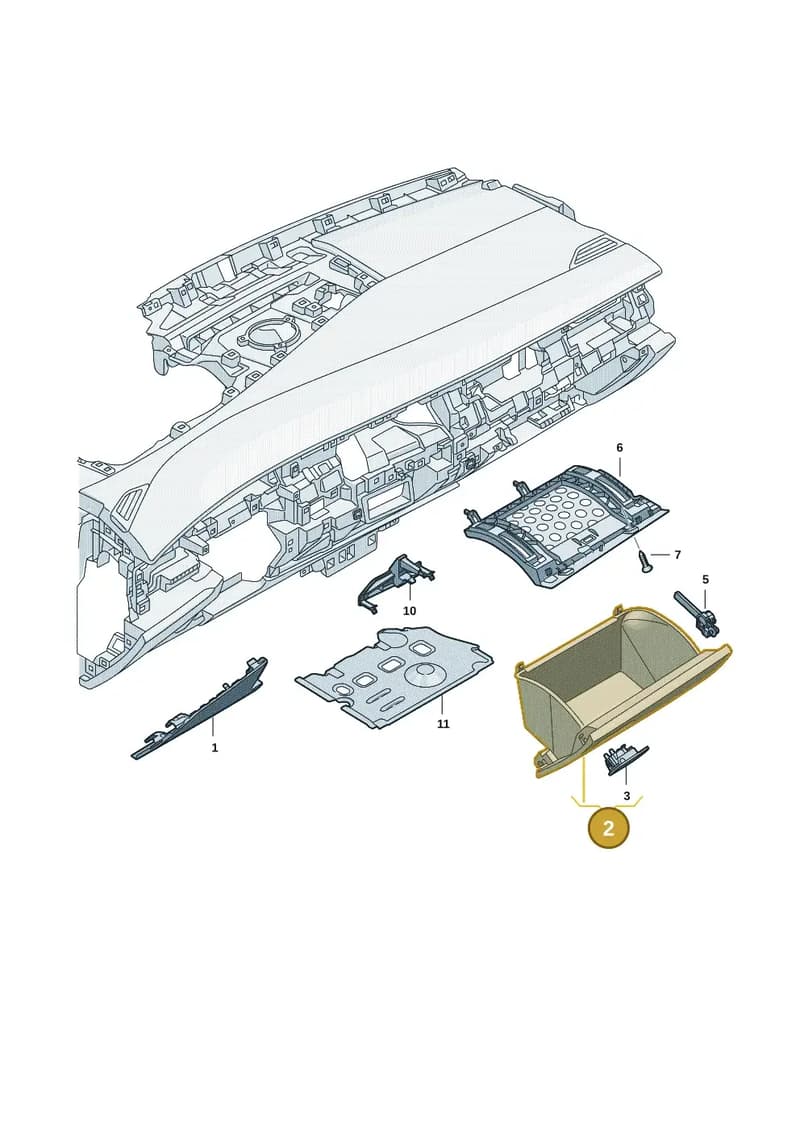 14A857097C4PK — Volkswagen ID.7 (2023-2025) diagram 14b857200, position 2