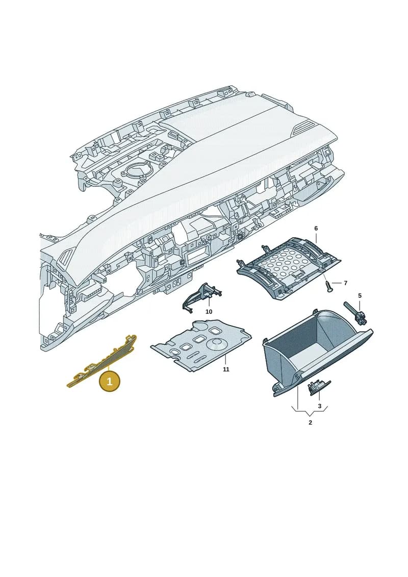 14A857161A4PK — Volkswagen ID.7 (2023-2025) diagram 14b857200, position 1