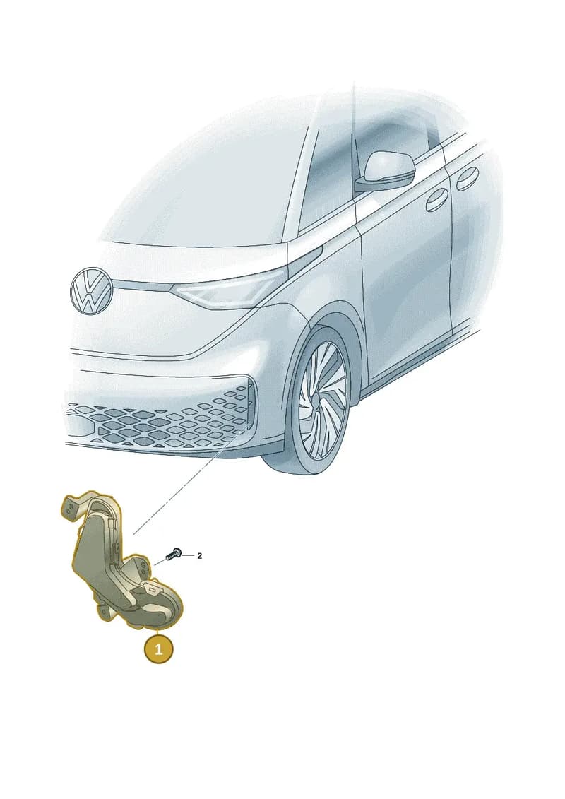 14B941055 — Volkswagen ID. Buzz (2022-2025) diagram 15a941040, position 1