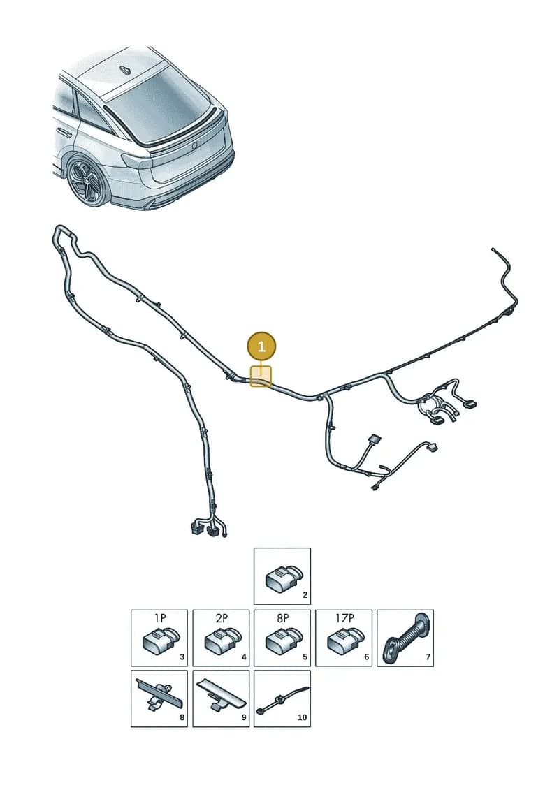 14B971147Q — Volkswagen ID.7 (2023-2025) diagram 14b972810, position 1