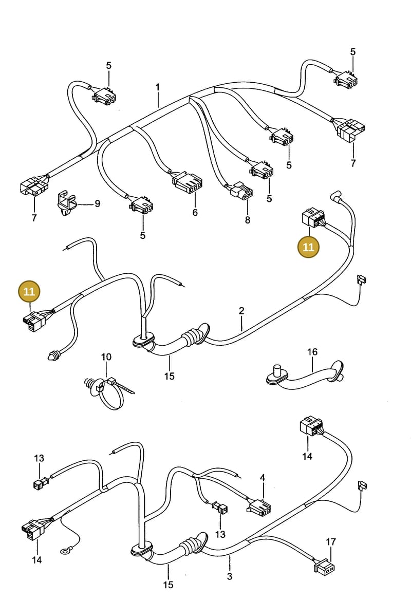 191972733 — Volkswagen POLO CLASSIC/VARIANT (1999-2001) diagram 237972420, position 11