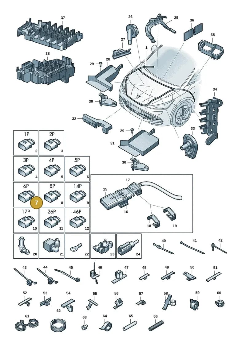 1EA035444 — SEAT CUPRA Born (2021-) diagram 10s971080, position 7