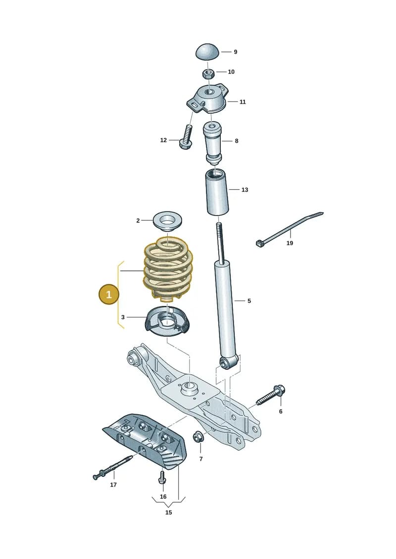 1EA511103AQ — Audi Q4 Sportback (2021-2025) diagram 10a511000, position 1