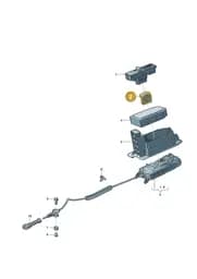 1EA713041 Volkswagen Selector Mechanism