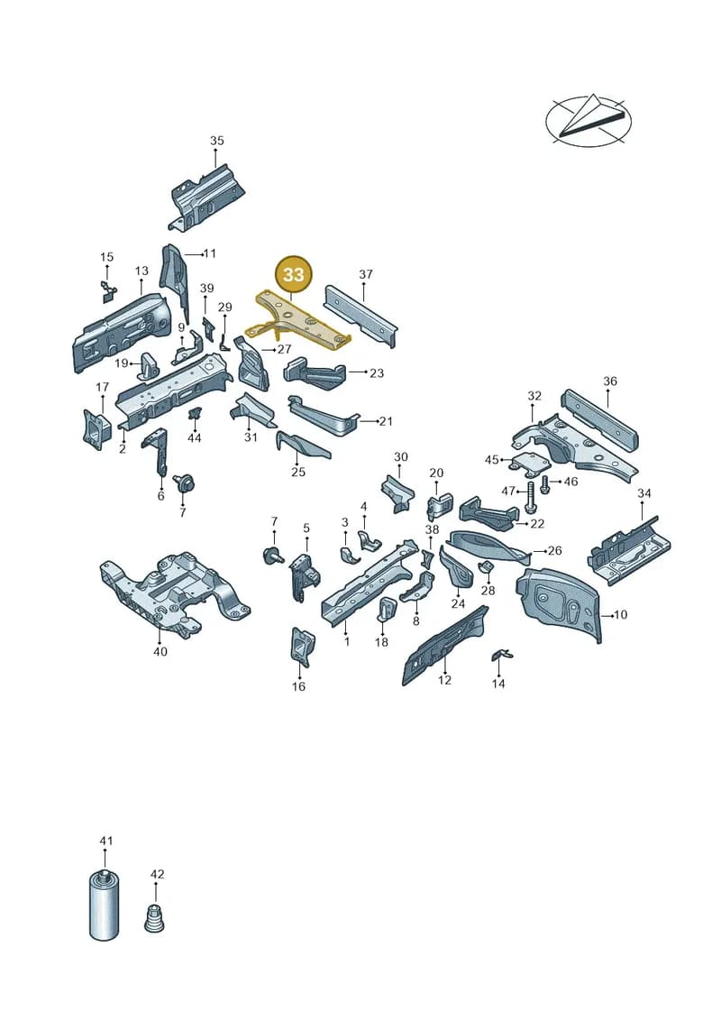 1EA803352 — Audi Q4 Sportback (2021-2025) diagram 89a803000, position 33