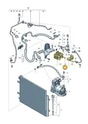 1EA816111E Volkswagen Heat Exchanger