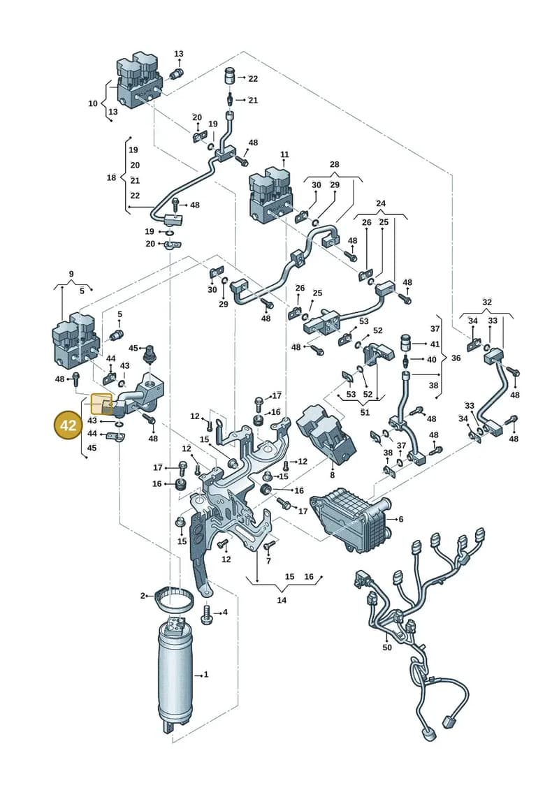 1EA816544G — Volkswagen ID.4 (2020-2025) diagram 89a260755, position 42