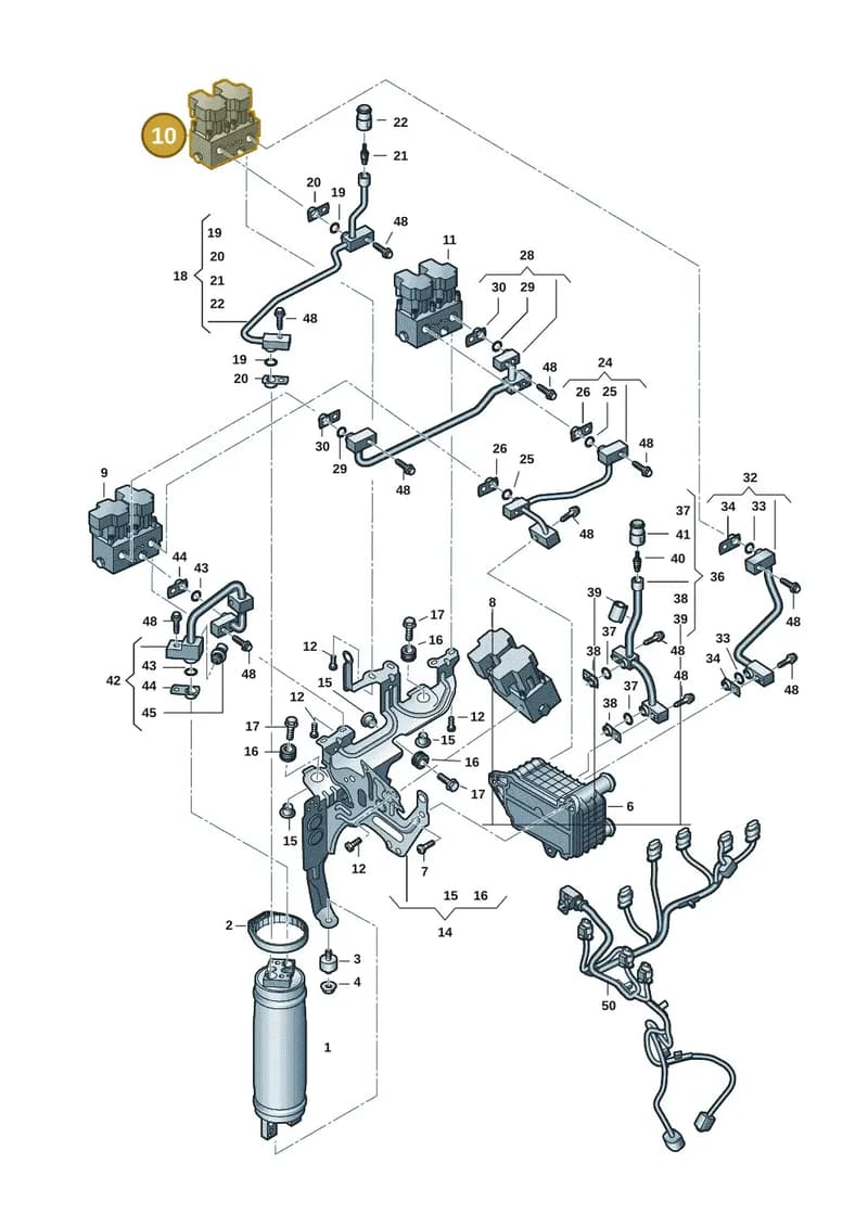 1EA816682D — Volkswagen ID.4 (2020-2025) diagram 10a260600, position 10