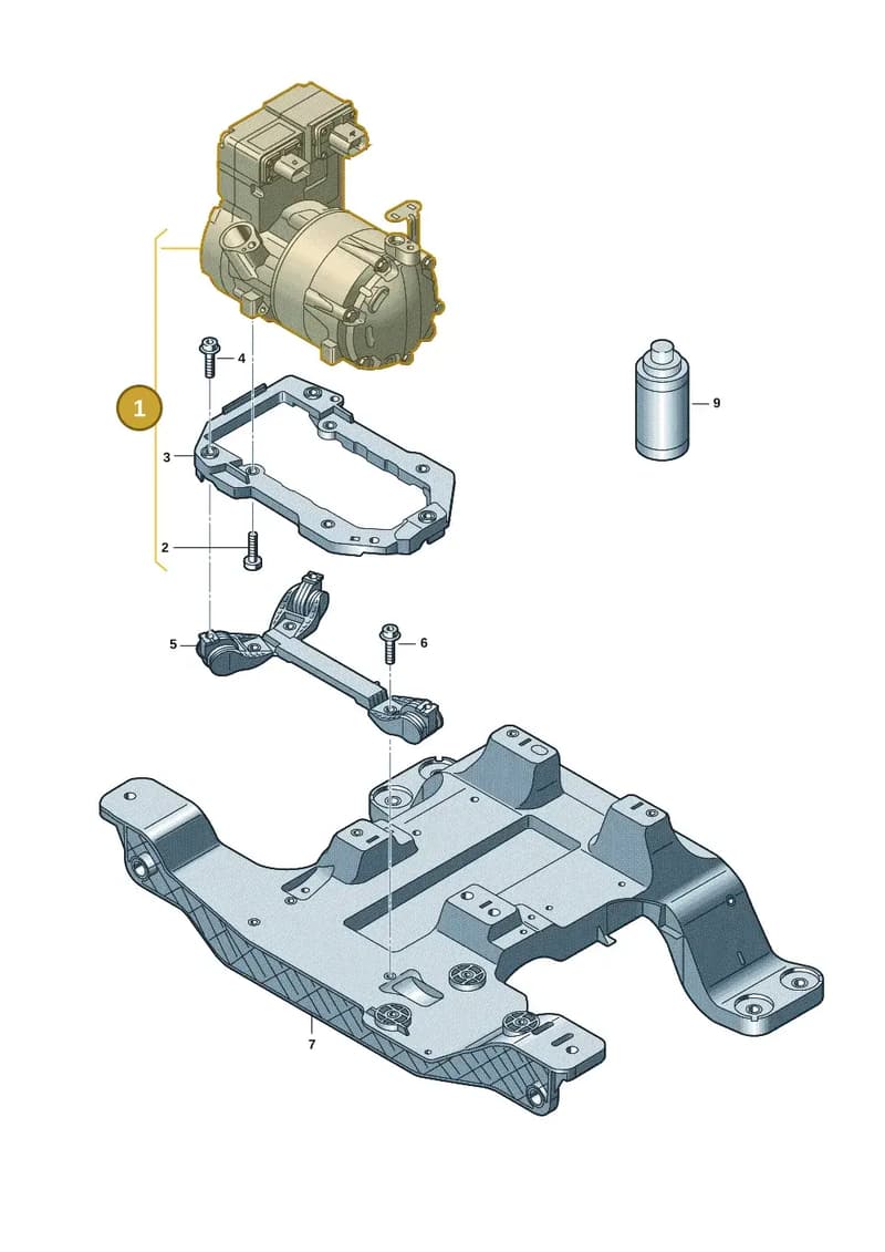 1EA816797L — Skoda Enyaq (2020-2021) diagram 10a260100, position 1