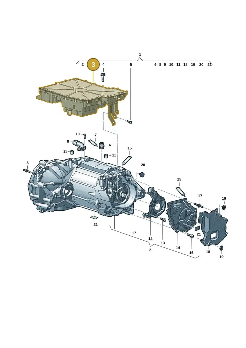 1EA907128CX — SEAT CUPRA Born (2021-) diagram 10a901500, position 3