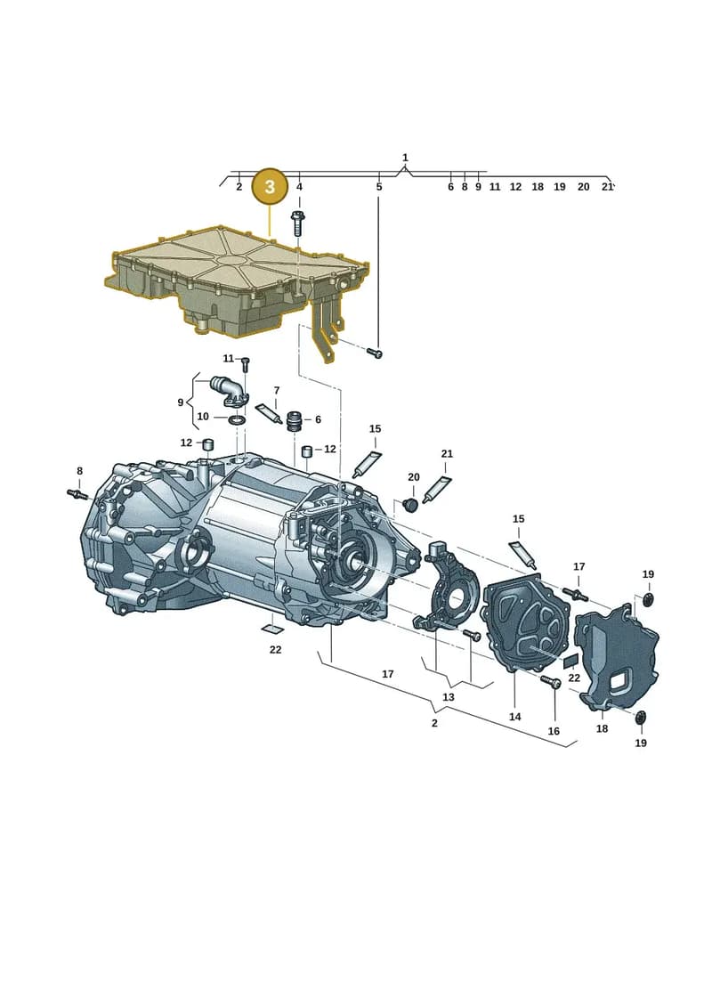 1EA907128DX — Audi Q4 Sportback (2021-2025) diagram 89a901500, position 3