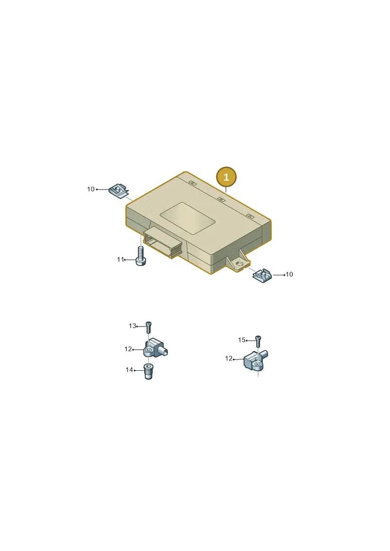 1EA907376C — Volkswagen Multivan (2021-2025) diagram 5h0907035, position 1
