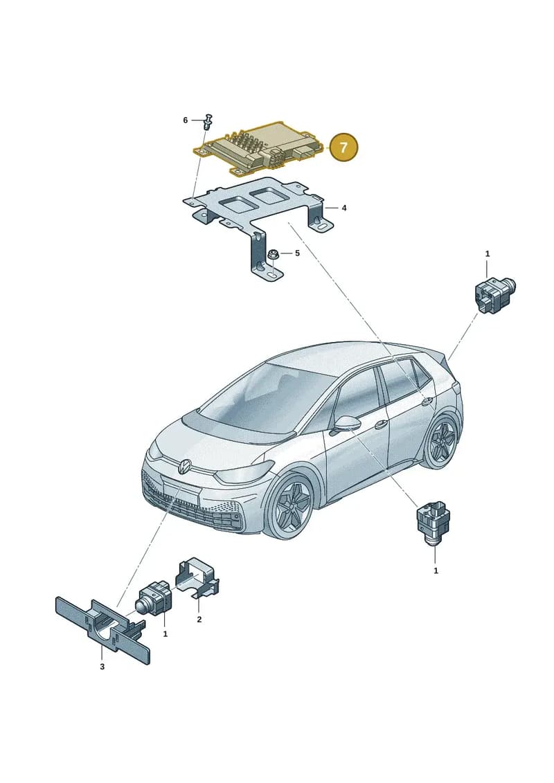 1EA907556H — SEAT CUPRA Born (2021-) diagram 10a907020, position 7