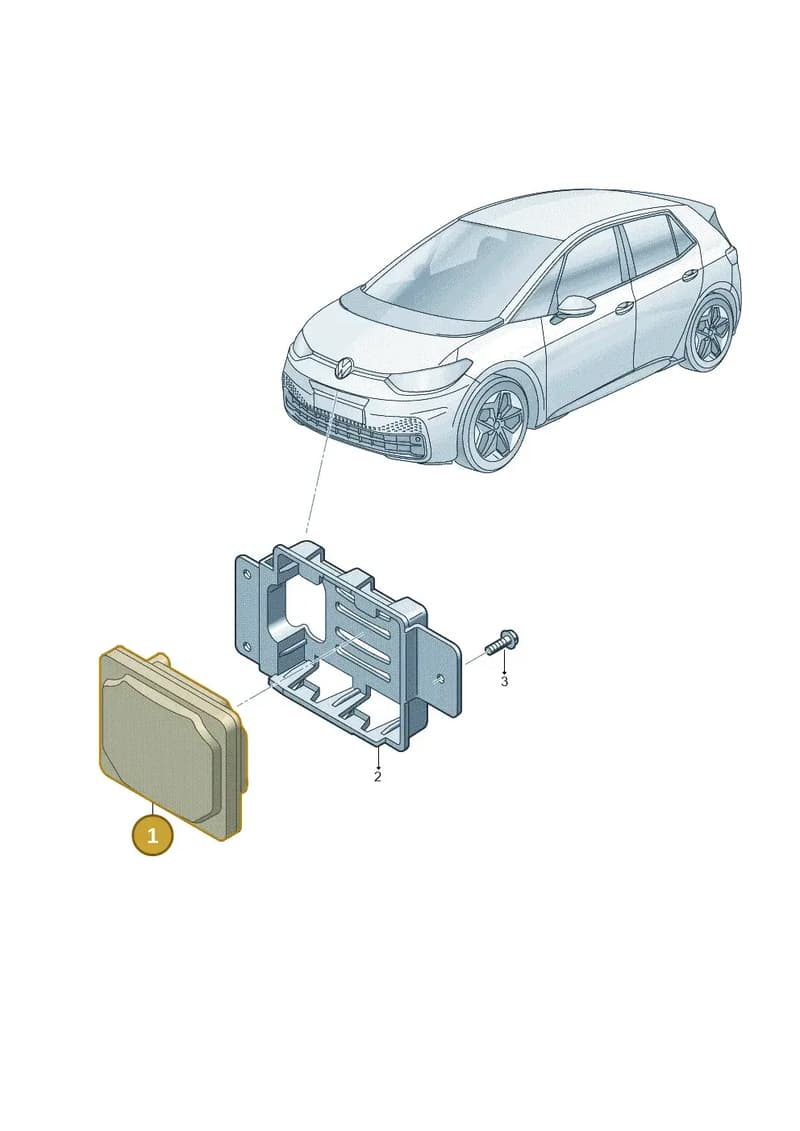 1EA907572D — Skoda Enyaq (2020-2021) diagram 10a907005, position 1