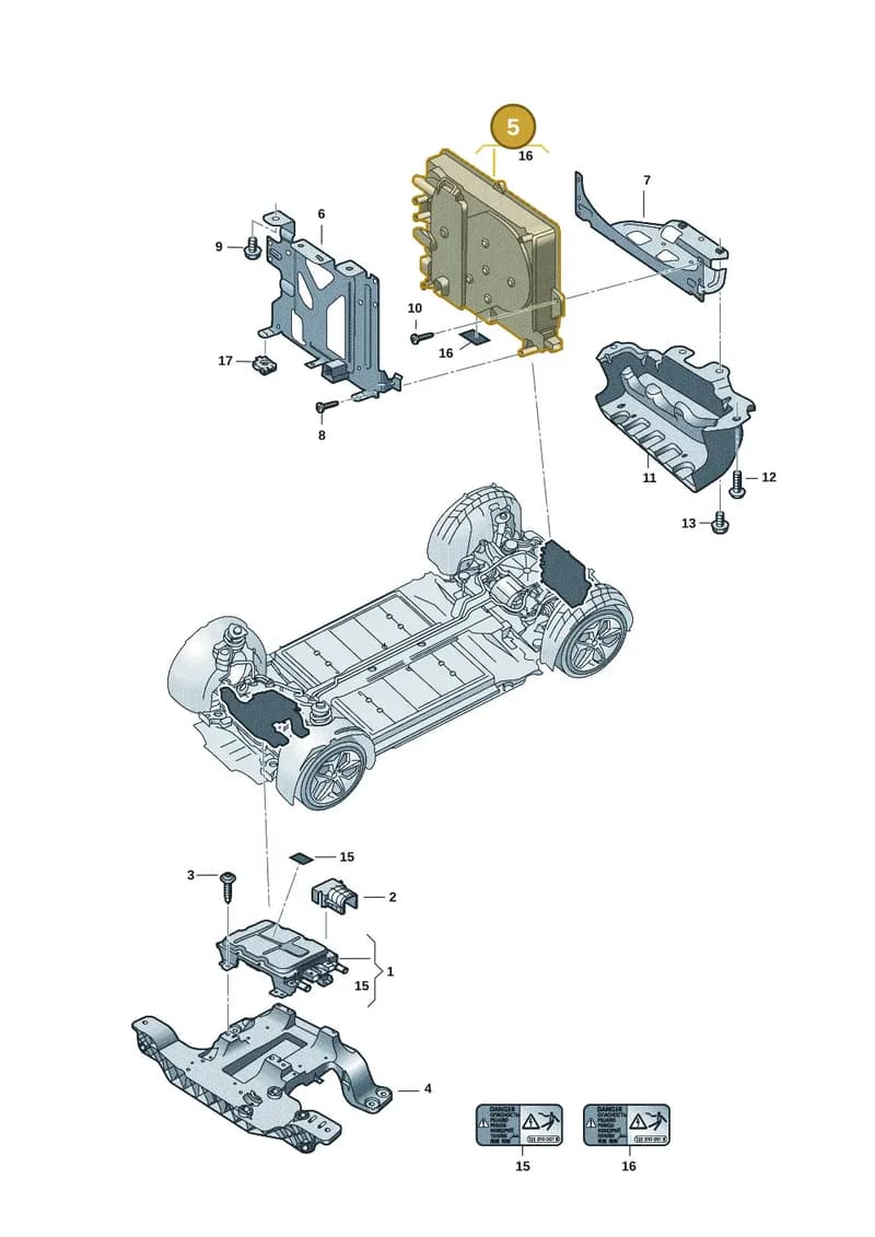 1EA915684BK — Volkswagen ID.4 (2020-2025) diagram 10a907190, position 5