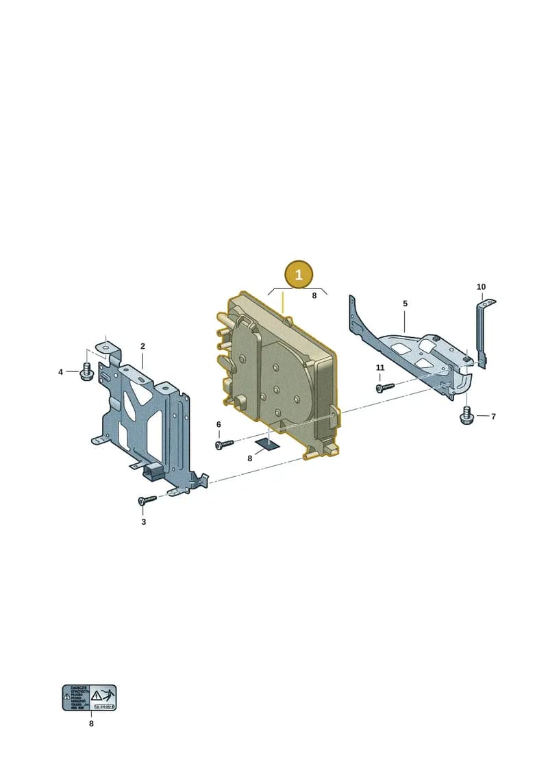 1EA915684DH — Audi Q4 Sportback (2021-2025) diagram 89a907080, position 1