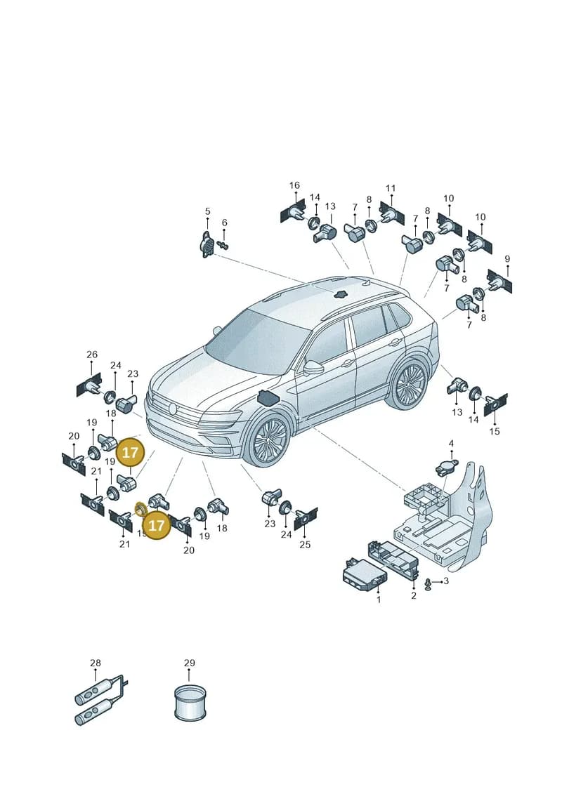 1EA919275C905 — Skoda Enyaq (2020-2021) diagram 804919500, position 17