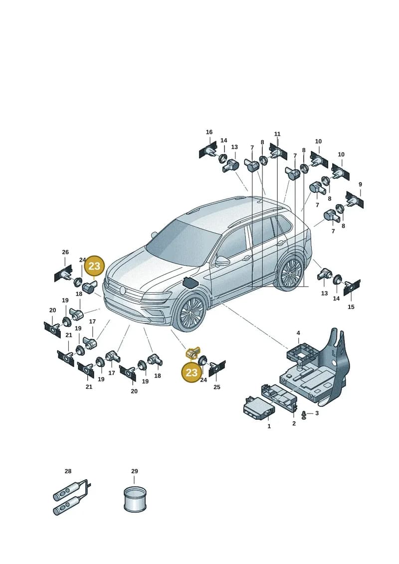1EA919275C905 — Skoda Kodiaq (2024-) diagram 57h919000, position 23