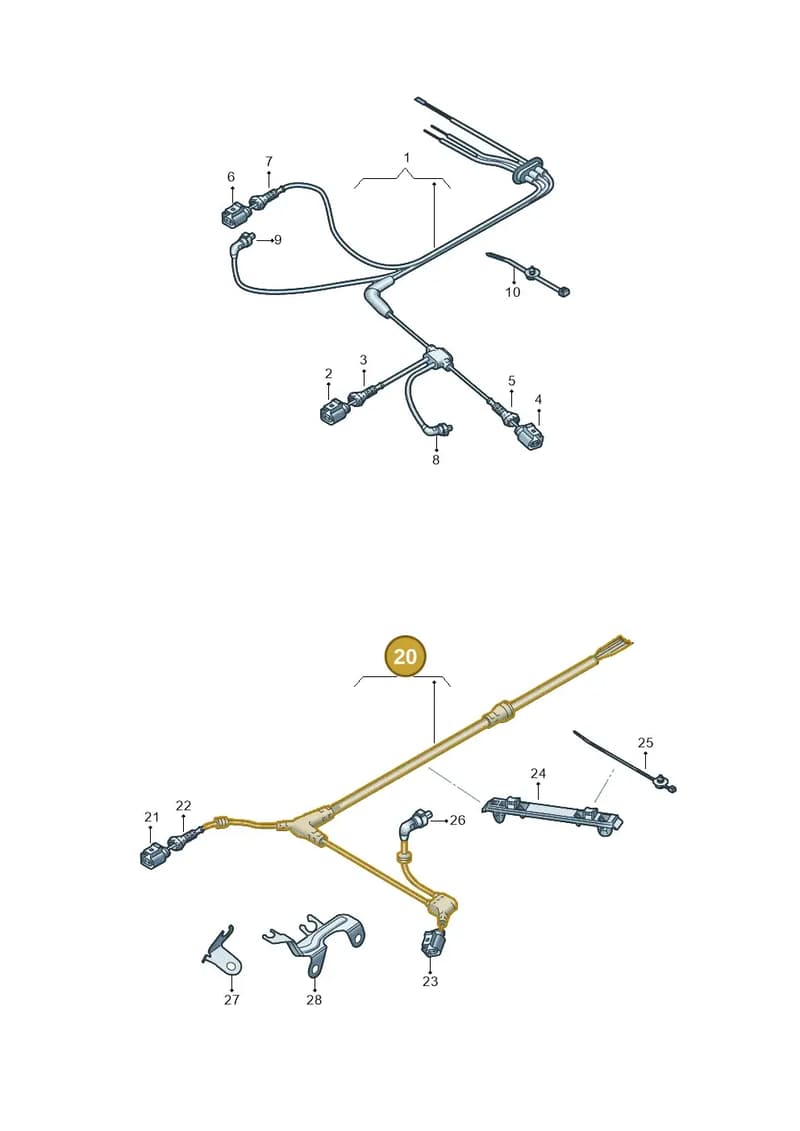 1EA927902AA — Audi Q4 Sportback (2021-2025) diagram 89a927100, position 20